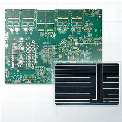 22- 埋め込みビアおよび 2 次 HDI を備えた層混合積層 PCB